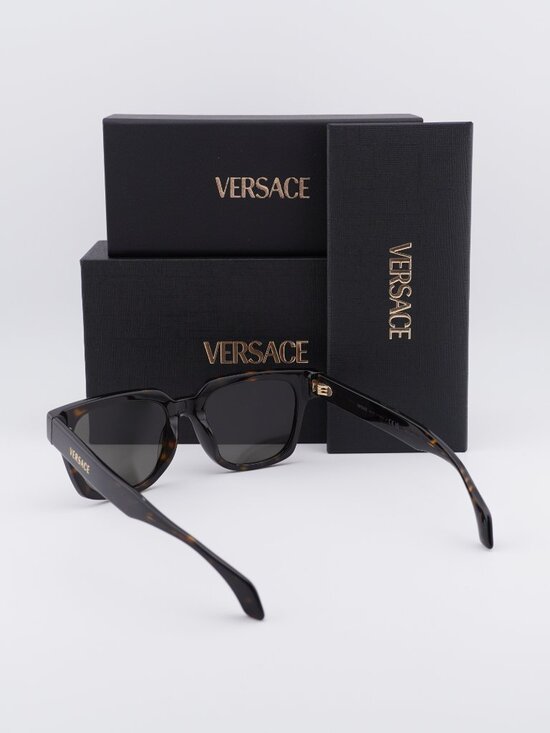 Versace VE4510U 108/3 Unisex Square Sunglasses – Havana / Brown